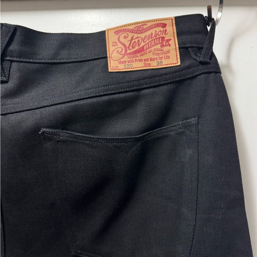 Stevenson overall double black jeans size 38